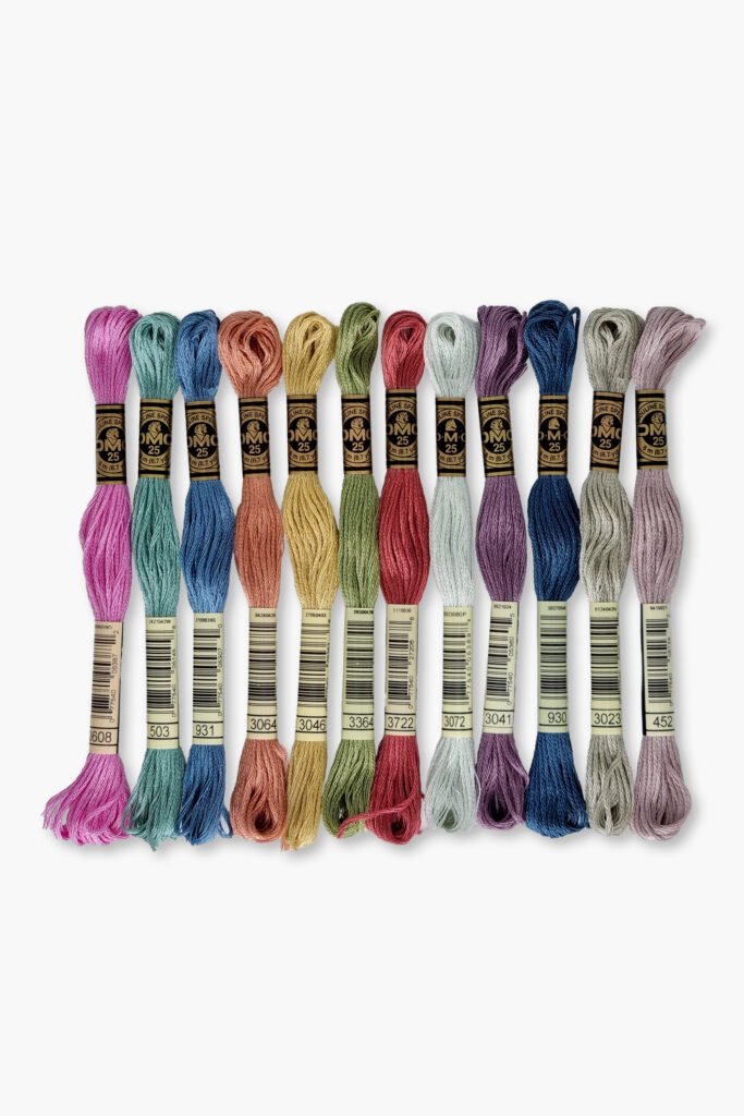 DMC Mouliné Spécial 117 – English Garden Set – 12 Embroidery Skeins