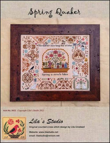 Spring Quaker Cross Stitch Pattern by Lila's Studio