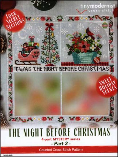 The Night Before Christmas Part 2 Cross Stitch Pattern by Tiny Modernist