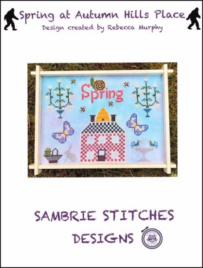 Spring At Autumn Hills Place Cross Stitch Pattern by SamBrie Stitches