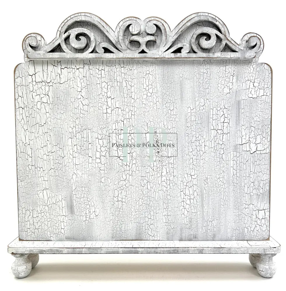Folk Art Cross Stitch Frame - Unfinished Wood by Paisleys and Polka Dots