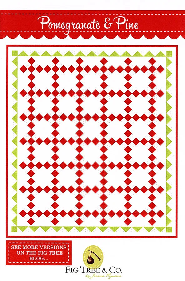Pomegranate and Pine by Fig Tree Paper PATTERN