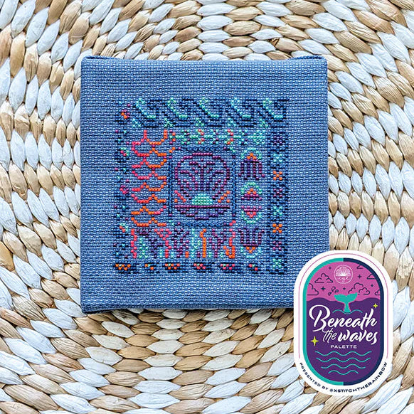 Shaded Stitchery GLOWING IN THE DEEP Cross Stitch Pattern Nashville Market