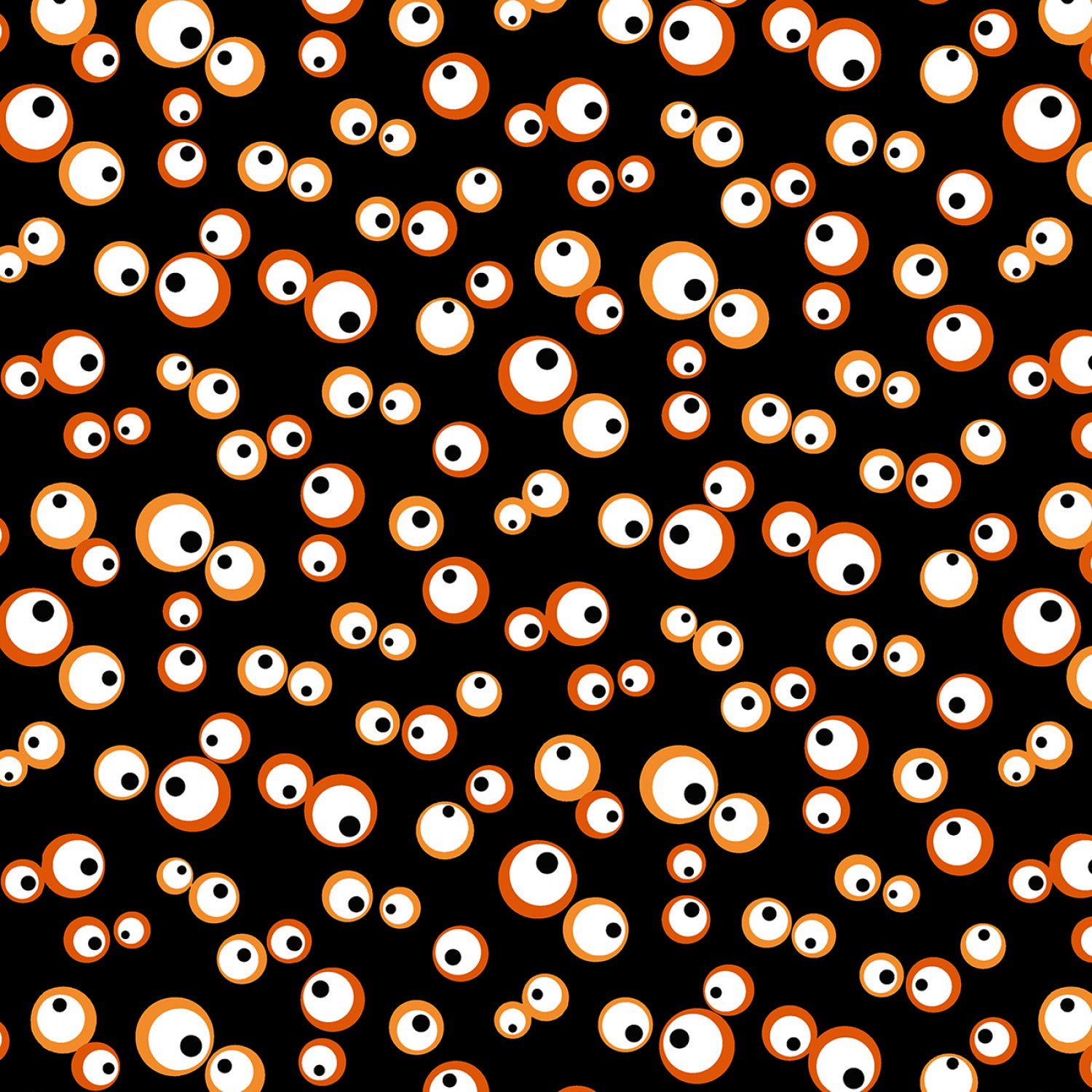 Halloween Party 12553-12 Eye See You Black