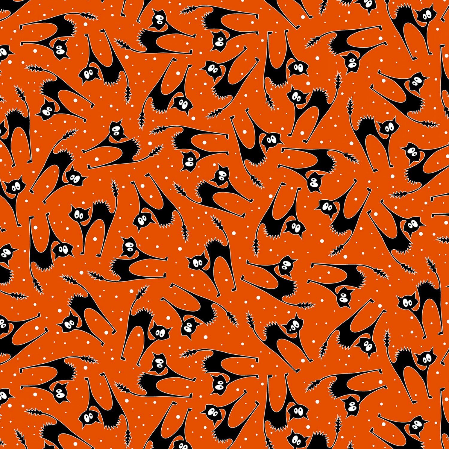 Halloween Party 12554-28 Scaredy Cat Orange