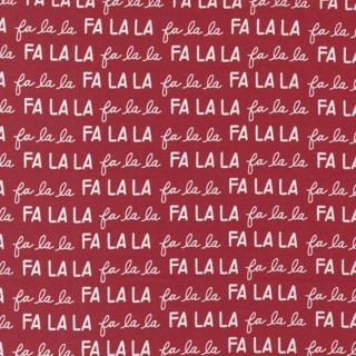 CLEARANCE Moda Fabrics - Christmas Eve by Lella Bouitique - 5184 16 - Cranberry