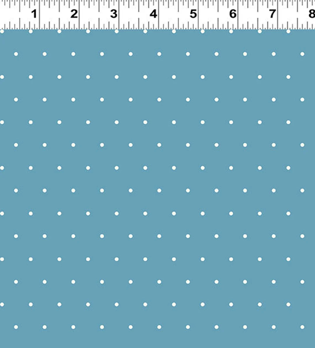 French Roses Sky Dot Fabric Yardage