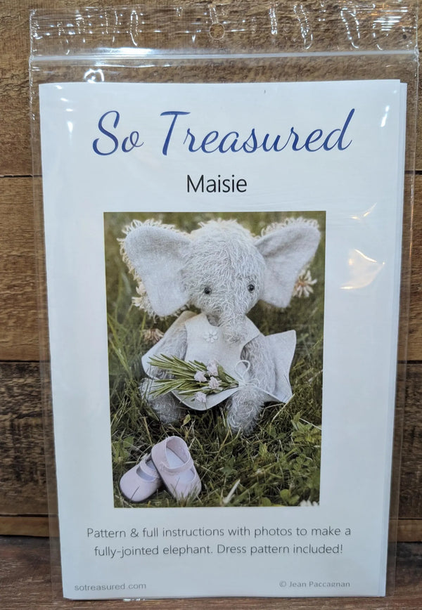Maisie the Elephant by So Treasured PAPER pattern