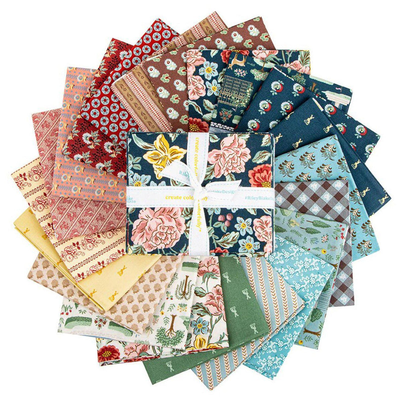 Emma by Jane Austen's House Fat Quarter Bundle 21 pcs - Riley Blake Designs