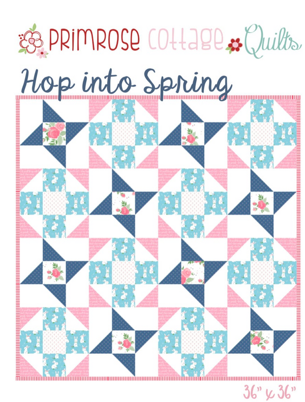 Hop Into Spring by Lindsey Weight of Primrose Cottage Quilts - Quilt PDF Pattern
