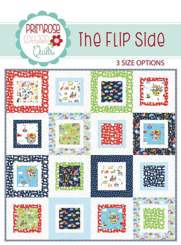 The Flip Side Quilt by Lindsey Weight of Primrose Cottage Quilts - PAPER Pattern PCQ-015
