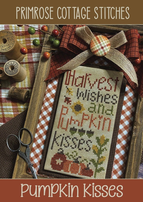 Pumpkin Kisses by Lindsey Weight of Primrose Cottage Stitches - PDF Pattern