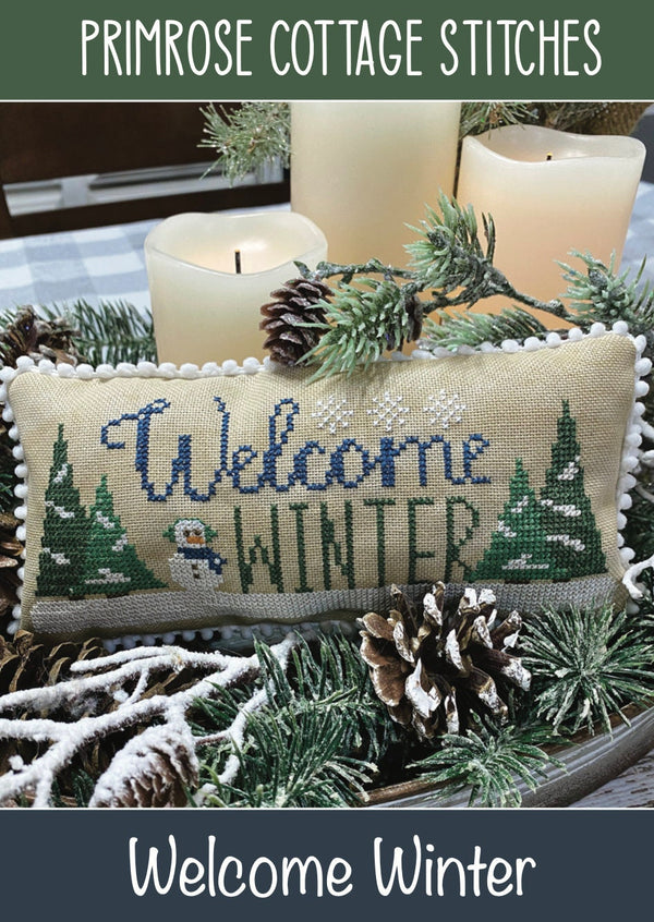 Welcome Winter by Lindsey Weight of Primrose Cottage Stitches -PAPER Pattern PCS-032