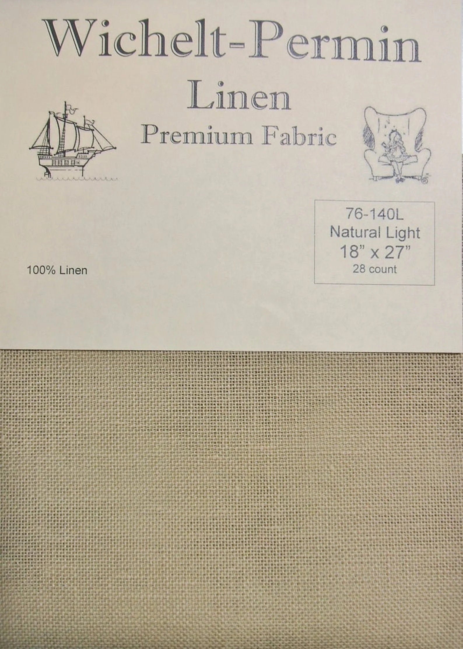 28 Ct. Natural Light Linen by Wichelt