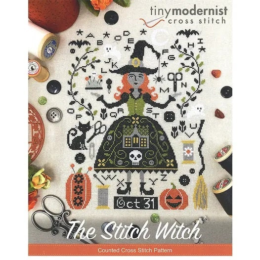 The Stitch Witch - Tiny Modernist - Cross Stitch Pattern