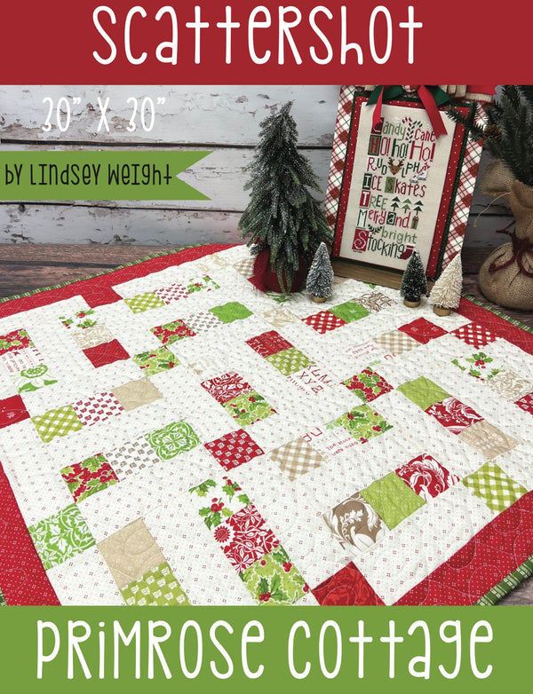 Scattershot by Lindsey Weight of Primrose Cottage Quilts - Table Topper PDF Pattern