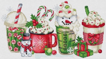 Christmas Coffees by Les petites croix de Lucie