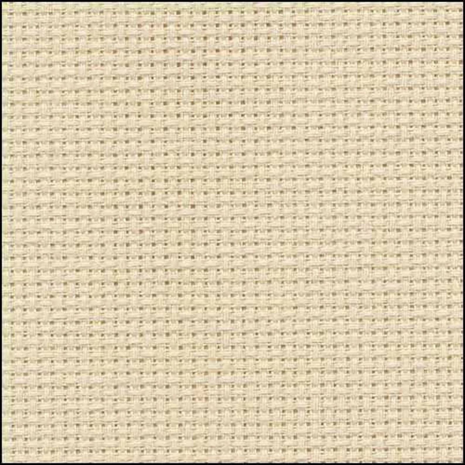 18 Count Parchment (Sand) Aida – Zweigart Cross Stitch Fabric – More Information in Description