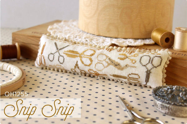 Snip Snip Cross Stitch by October House Fiber Arts - Paper Pattern