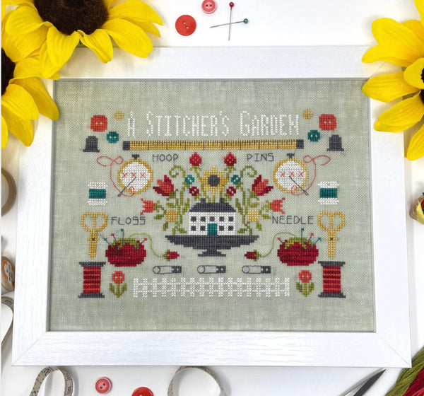 A Stitcher's Garden Cross Stitch by Tiny Modernist - Paper Pattern