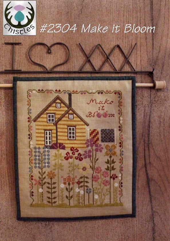 Make it Bloom #2304 Cross Stitchby Thistles - PAPER Pattern