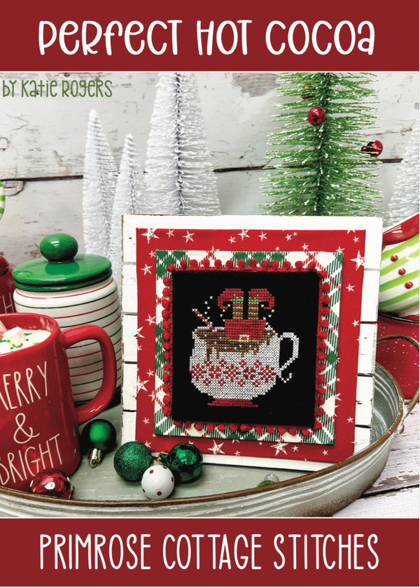 Perfect Hot Cocoa Cross Stitch by Katie Rogers of Primrose Cottage - PDF Pattern