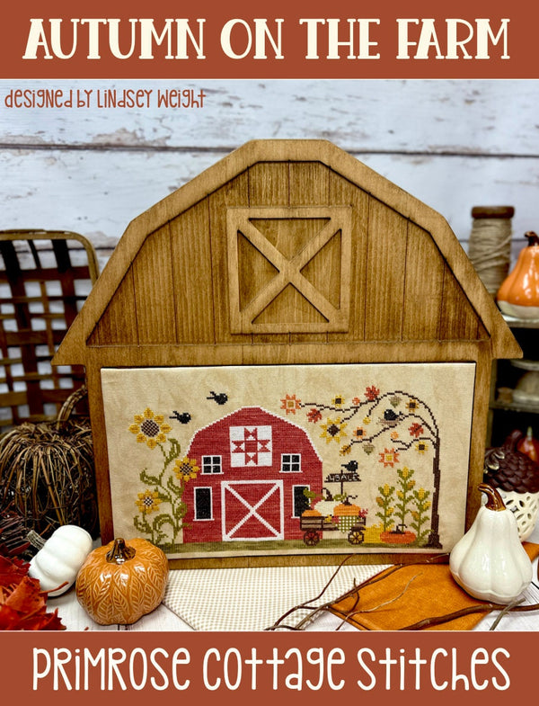 Autumn on the Farm Cross Stitch by Lindsey Weight of Primrose Cottage - PDF Pattern