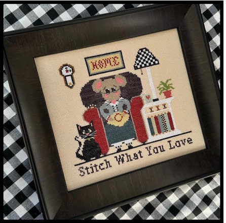 Matilda's Stitchy Spot Cross Stitch by Finally A Farmgirl - Paper Pattern