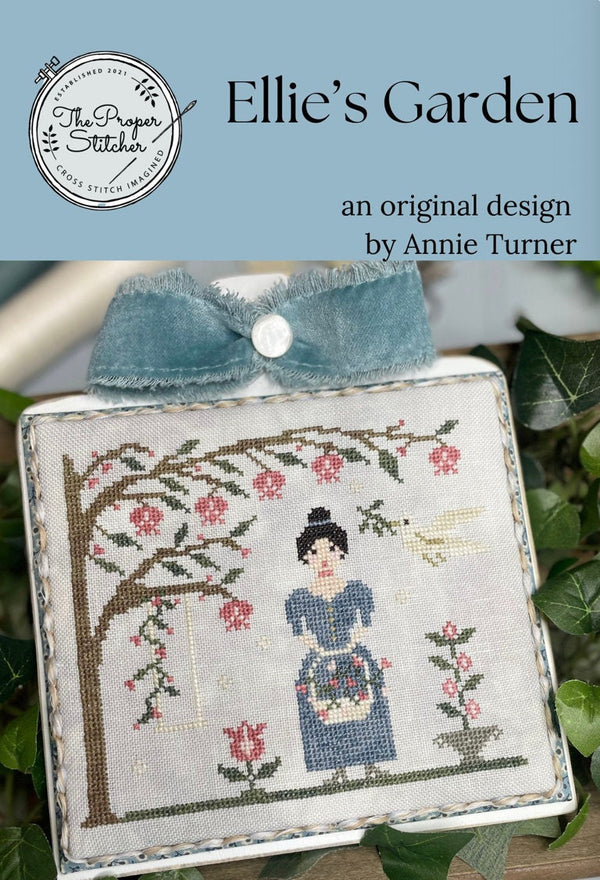 Ellie's Garden Cross Stitch by Annie Turner of The Proper Stitcher- Paper Pattern