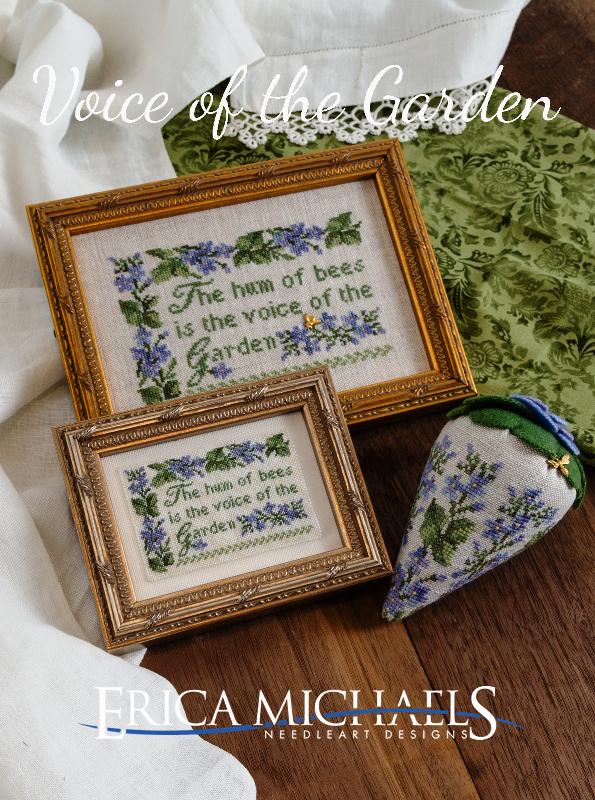 Voice of the Garden Cross Stitch by Erica Michaels - Paper Pattern