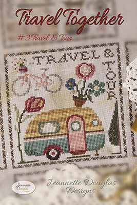 Travel Together #3: Travel & Tour Cross Stitch by Jeannette Douglas Designs - Paper Pattern