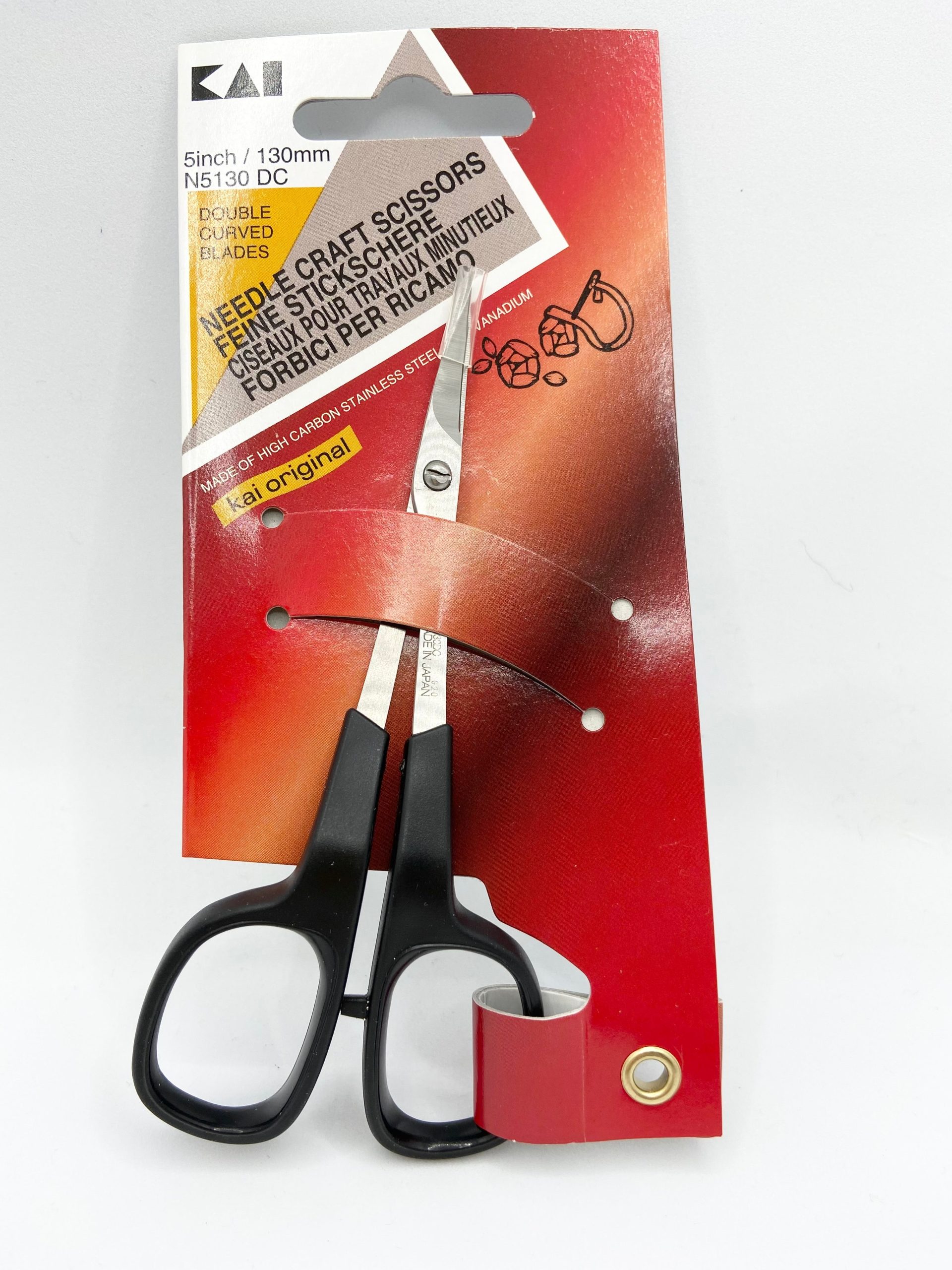 4” Needlework Scissors - Double Curved