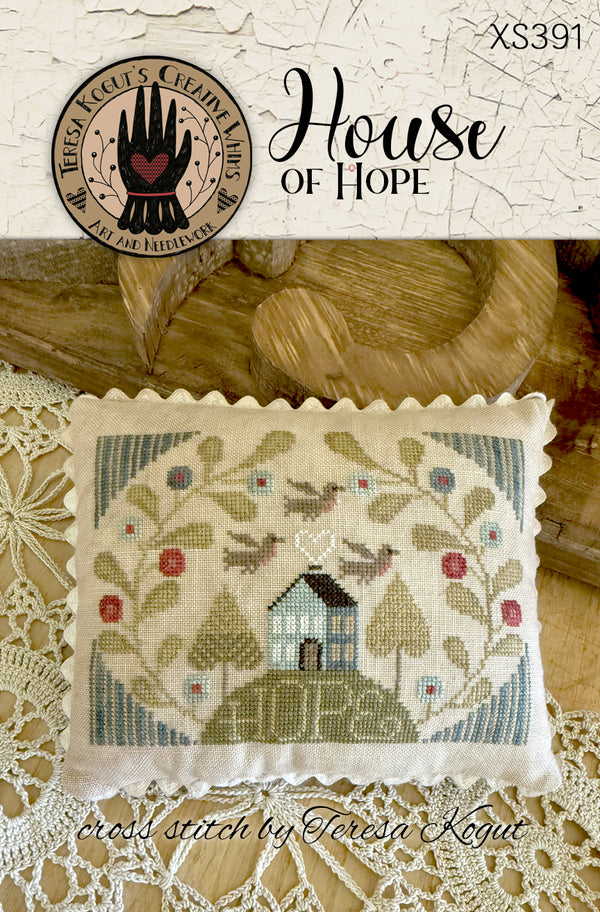 House of Hope Cross Stitch by Teresa Kogut - Paper Pattern