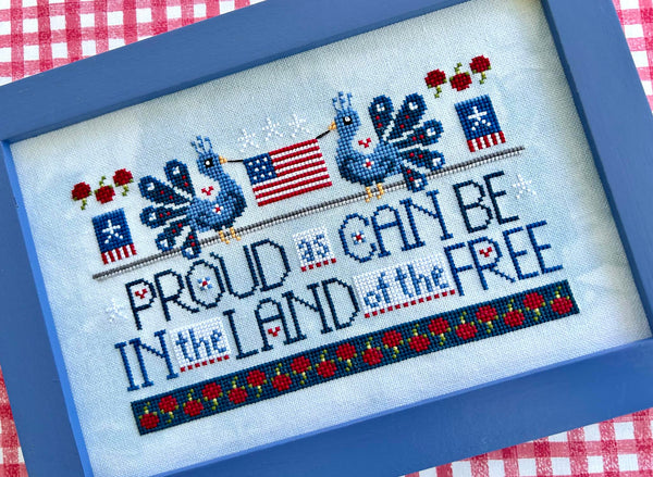 WordyBirds: July Cross Stitch by Sweet Wing Studio - Paper Pattern
