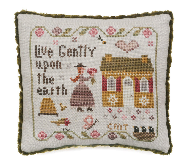 Live Gently Cross Stitch by Heart in Hand - Paper Pattern