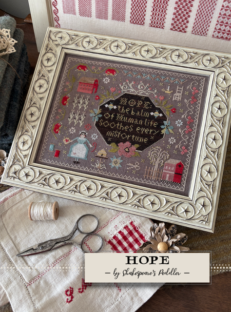 HOPE Cross Stitch by Shakespeare's Peddler - Paper Pattern