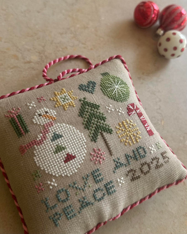 Wee One: Love and Peace Cross Stitch by Heart in Hand Needleart - Paper Pattern