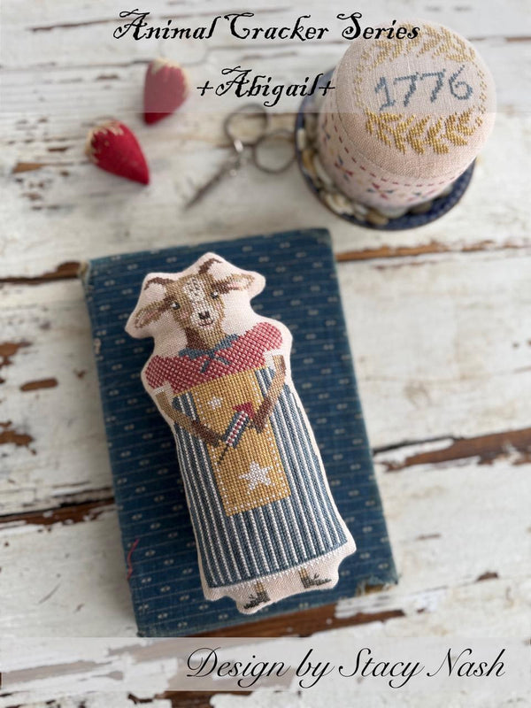 Animal Crackers: Abigail Cross Stitch by Stacy Nash Designs - Paper Pattern