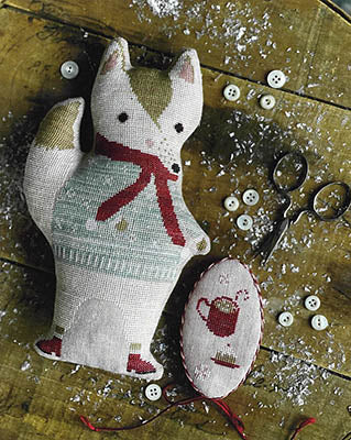 Animal Crackers Series: Blizzard Cross Stitch by Stacy Nash Designs - Paper Pattern