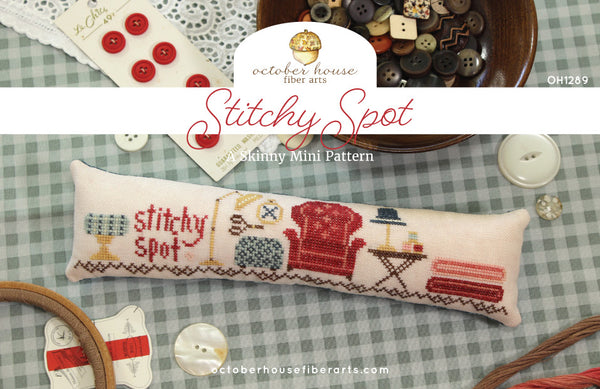 Stitchy Spot Cross Stitch by October House Fiber Arts - Paper Pattern