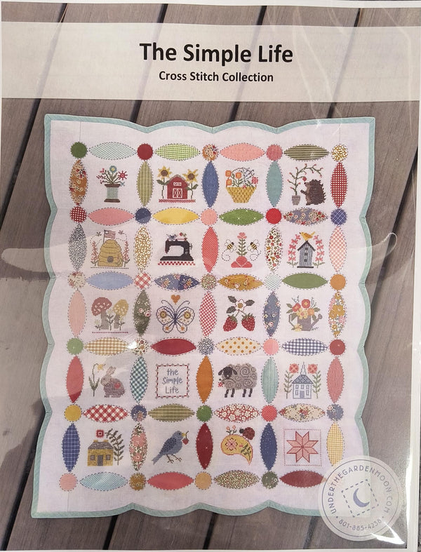 The Simple Life Cross Stitch by Under The Garden Moon - Paper Pattern