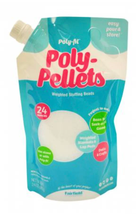 Poly Pellets Weighted Stuffing Beads Easy Pour and Store 24oz