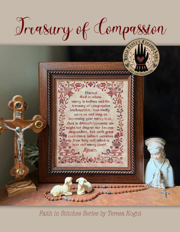 Treasury of Compassion Cross Stitch by Teresa Kogut - Paper Pattern