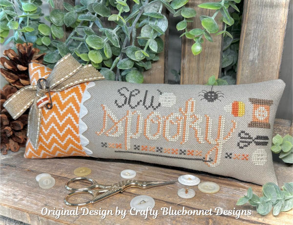 Sew Spooky Cross Stitch by Crafty Bluebonnet Designs - Paper Pattern