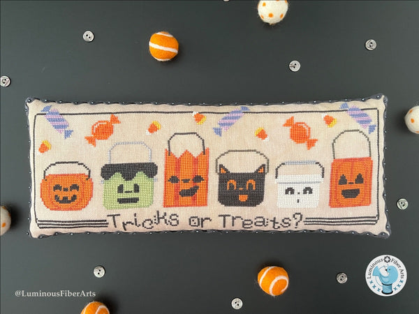 Spooky Sweets Cross Stitch by Luminous Fiber Arts - Paper Pattern