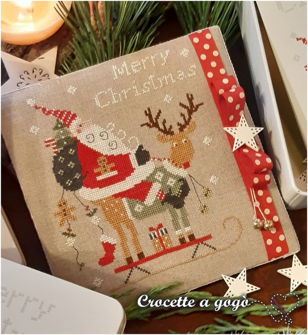 Santa Claus 2020 Cross Stitch by Crocette A Gogò - Paper Pattern