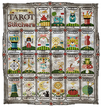 Tarot For Stitchers 11 Cross Stitch by Tiny Modernist - Paper Pattern