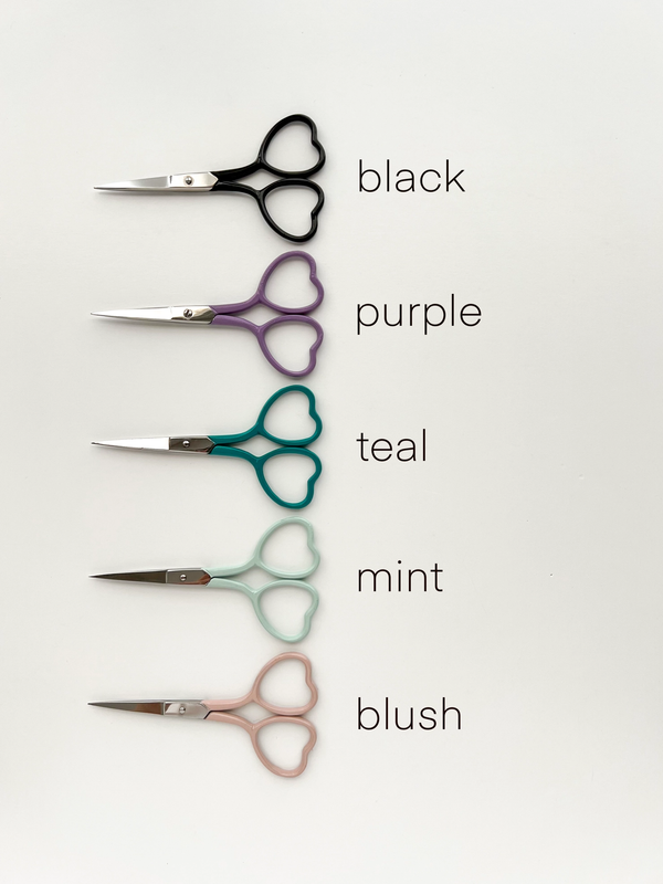 Embroidery Heart Scissors