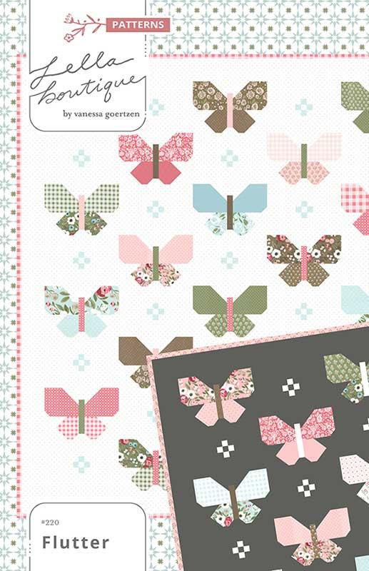 Flutter Quilt Pattern by Lella Boutique - Paper Pattern