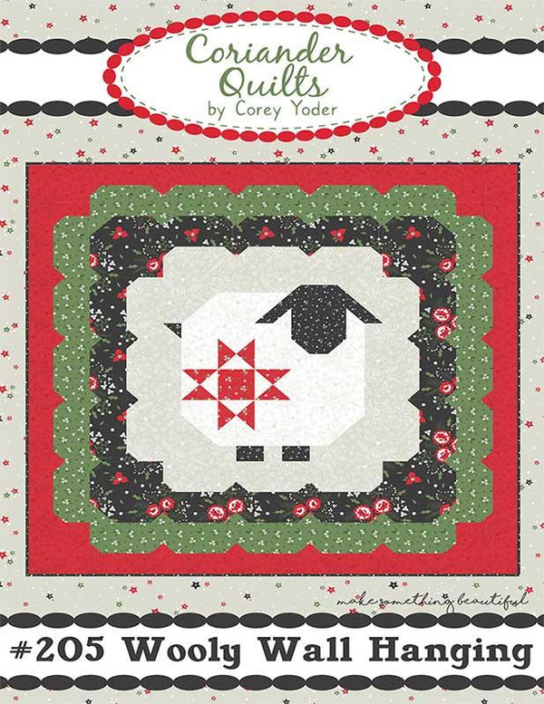 Wooly Wall Hanging Quilt Pattern by Corey Yoder - Paper Pattern